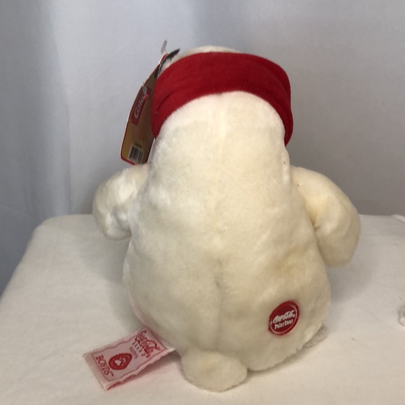 COCA COLA plush white mini bear by BOYDS BEARS. - Picture 6 of 10